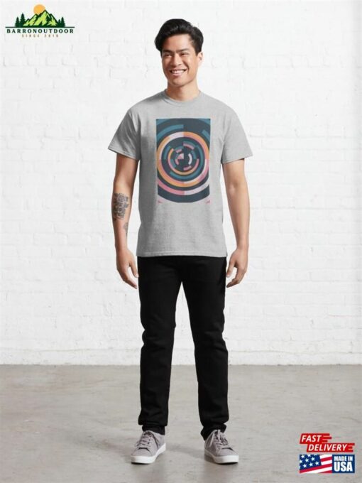 Abstract Geometric Pattern Tunnel Style Classic T-Shirt Unisex