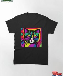 Abstract Kitty Cat Art Classic T-Shirt Unisex Hoodie Abstract Kitty Cat Art Classic T-Shirt Unisex Hoodie