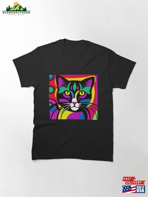 Abstract Kitty Cat Art Classic T-Shirt Unisex Hoodie