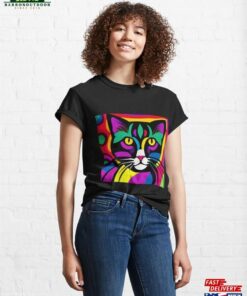 Abstract Kitty Cat Art Classic T-Shirt Unisex Hoodie 2 Abstract Kitty Cat Art Classic T Shirt Unisex Hoodie 3