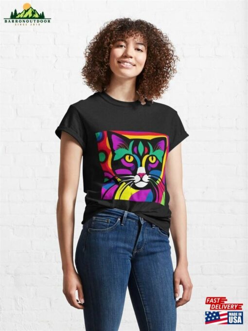 Abstract Kitty Cat Art Classic T-Shirt Unisex Hoodie