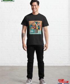 Abstract Multicolored Watercolor Pattern Classic T-Shirt 2 Abstract Multicolored Watercolor Pattern Classic T Shirt 3