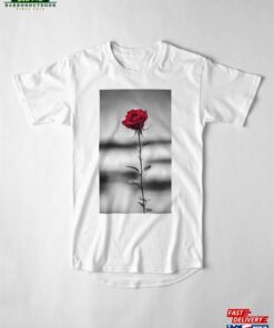 Abstract Rose Long T Shirt Classic Unisex 4