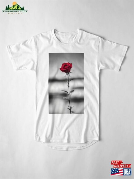 Abstract Rose Long T-Shirt Classic Unisex