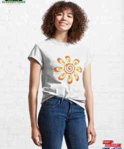 Abstract Sun Flower Classic T-Shirt Sweatshirt Abstract Sun Flower Classic T-Shirt Sweatshirt