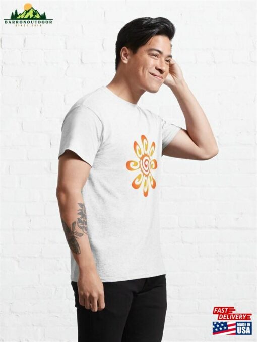 Abstract Sun Flower Classic T-Shirt Sweatshirt