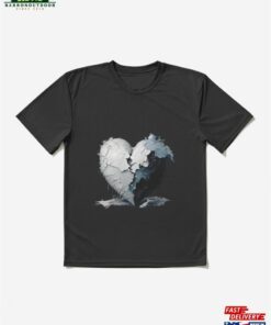 Abstract Symbol Of Heartbreak From Love Active T-Shirt Unisex Classic