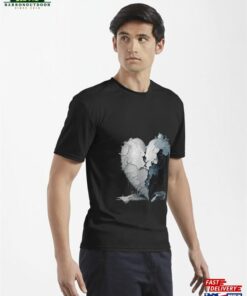 Abstract Symbol Of Heartbreak From Love Active T-Shirt Unisex Classic 2 Abstract Symbol Of Heartbreak From Love Active T Shirt Unisex Classic 3