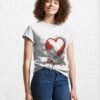 Abstract Symbol Of Heartbreak From Love Classic T-Shirt Unisex