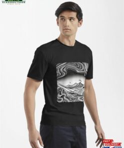 Abstract Trippy Landscape Art Active T-Shirt Classic Hoodie 2 Abstract Trippy Landscape Art Active T Shirt Classic Hoodie 3