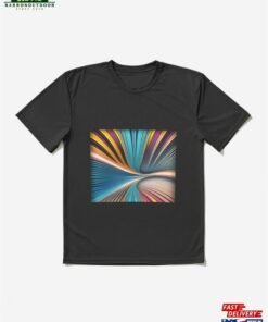 Abstract Wave Pattern Active T-Shirt Sweatshirt Unisex