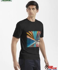 Abstract Wave Pattern Active T-Shirt Sweatshirt Unisex 2 Abstract Wave Pattern Active T Shirt Sweatshirt Unisex 3