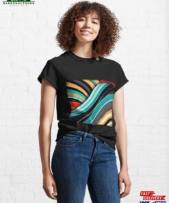 Abstract Wave Pattern Classic T-Shirt Abstract Wave Pattern Classic T-Shirt