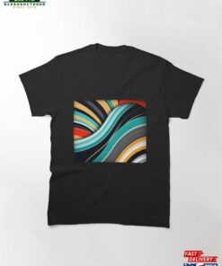 Abstract Wave Pattern Classic T-Shirt