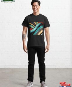 Abstract Wave Pattern Classic T-Shirt 2 Abstract Wave Pattern Classic T Shirt 3