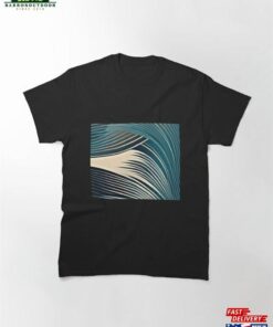 Abstract Wave Pattern Classic T-Shirt Hoodie Sweatshirt Abstract Wave Pattern Classic T-Shirt Hoodie Sweatshirt