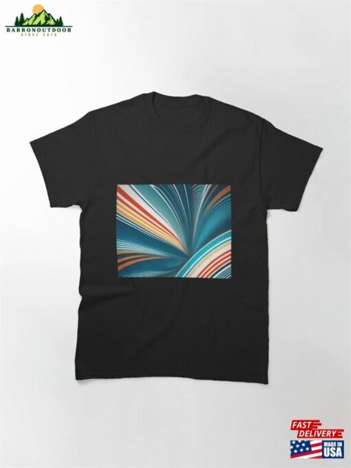 Abstract Wave Pattern Classic T-Shirt Sweatshirt Unisex