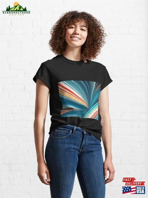 Abstract Wave Pattern Classic T-Shirt Sweatshirt Unisex