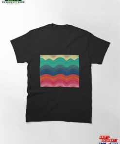 Abstract Wave Pattern Classic T-Shirt Unisex Abstract Wave Pattern Classic T-Shirt Unisex