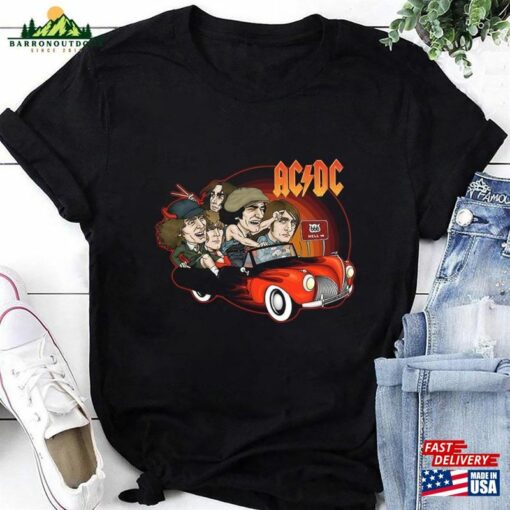 Ac Dc Band Members T-Shirt Acdc Shirt Fan Gifts Classic Unisex