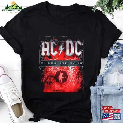 Ac Dc Black Ice T-Shirt Acdc Shirt Fan Gifts Classic Sweatshirt