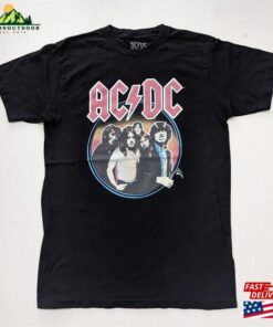 Ac Dc Black Tshirt Vintage Vtg Acdc T-Shirt Classic