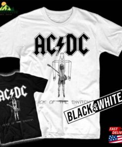 Ac Dc Flick Of The Switch Album Cover Metal T-Shirt All Sizes S Classic Unisex