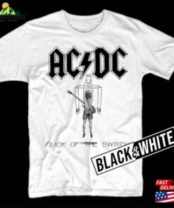 Ac Dc Flick Of The Switch Album Cover Metal T Shirt All Sizes S Classic Unisex 4
