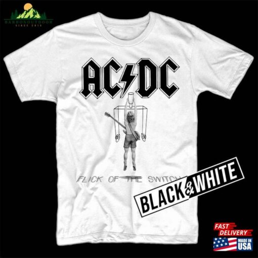 Ac Dc Flick Of The Switch Album Cover Metal T-Shirt All Sizes S Classic Unisex