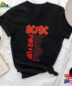 Ac Dc Pwr Up 2024 Tour Shirt Acdc World Sweatshirt Hoodie