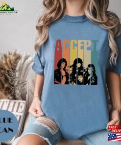 Accept Band Retro Vintage Comfort Colors T-Shirt The Shirt Funny Music Hoodie