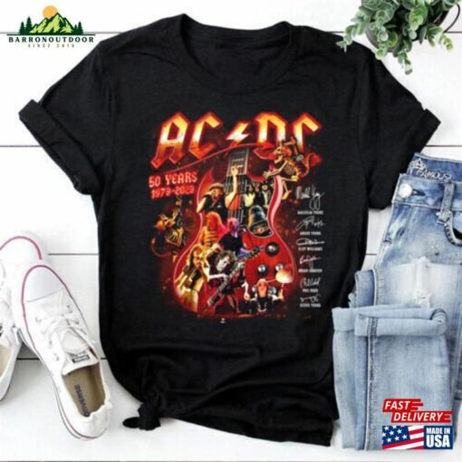 Acdc 50Th Shirt Ac Hoodie Classic