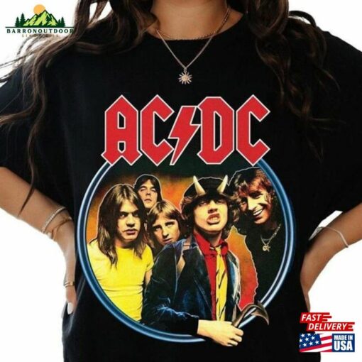 Acdc 51 Years 1973 2024 Unisex Shirt Rock Band Sweatshirt Hoodie