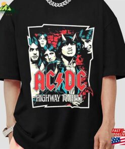 Acdc 80S Rock Band T-Shirt And Roll Music Shirt Unisex Acdc 80S Rock Band T-Shirt And Roll Music Shirt Unisex