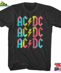 Acdc Airbrush Rainbow Men’s T-Shirt Sweatshirt