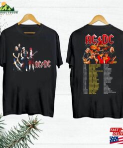 Acdc Band 2024 Tour Shirt Pwr Up Rock Unisex T-Shirt