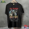 Acdc Band 50Th Anniversary 1973 2023 Signature T Shirt Hoodie Sweatshirt