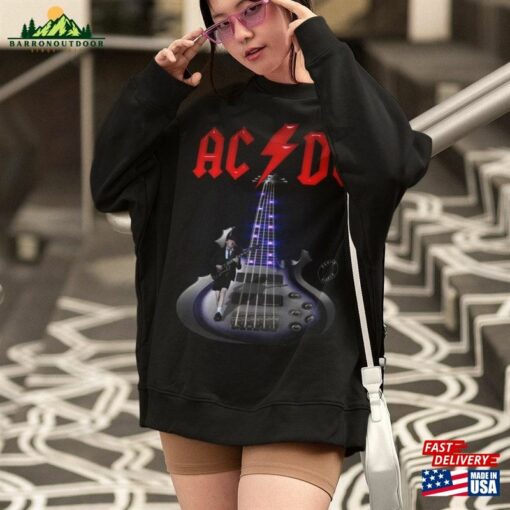 Acdc Band 50Th Anniversary 1973 2023 Signature T Shirt Unisex Hoodie