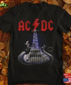 Acdc Band 50Th Anniversary 1973 2023 Signature T Shirt Unisex Hoodie