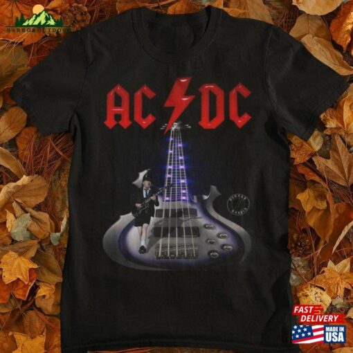 Acdc Band 50Th Anniversary 1973 2023 Signature T Shirt Unisex Hoodie