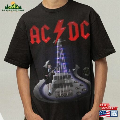 Acdc Band 50Th Anniversary 1973 2023 Signature T Shirt Unisex Hoodie