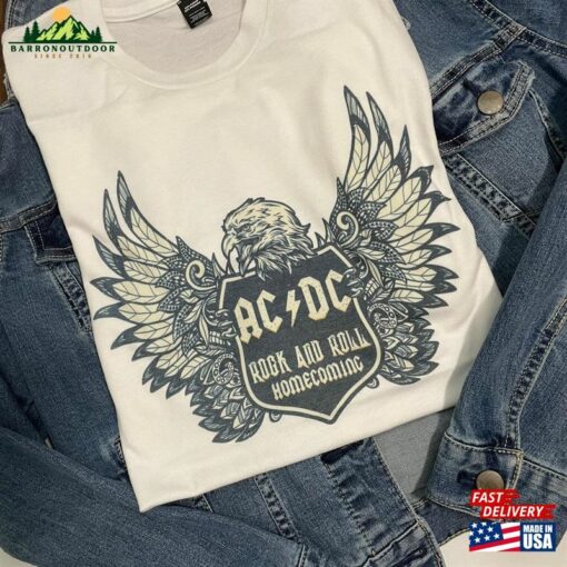 Acdc Blue Unisex Vintage Feel Classic