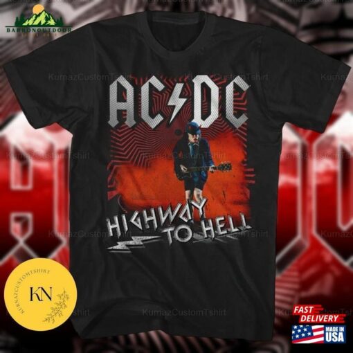 Acdc Highway To Hell Shirt 2024 Tour Band Fan Gift T-Shirt Unisex