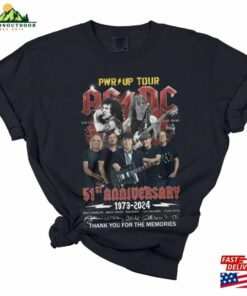 Acdc Pwr Up Tour 51St Anniversary 1973 2024 Memories T-Shirt Music Band Shirt Unisex Sweatshirt Acdc Pwr Up Tour 51St Anniversary 1973 2024 Memories T-Shirt Music Band Shirt Unisex Sweatshirt