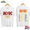 Acdc Pwr Up World Tour 2024 Shirt Rock Band Unisex Hoodie