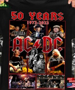 Acdc Shirt Ac Dc 50 Years 1973 Unisex Sweatshirt
