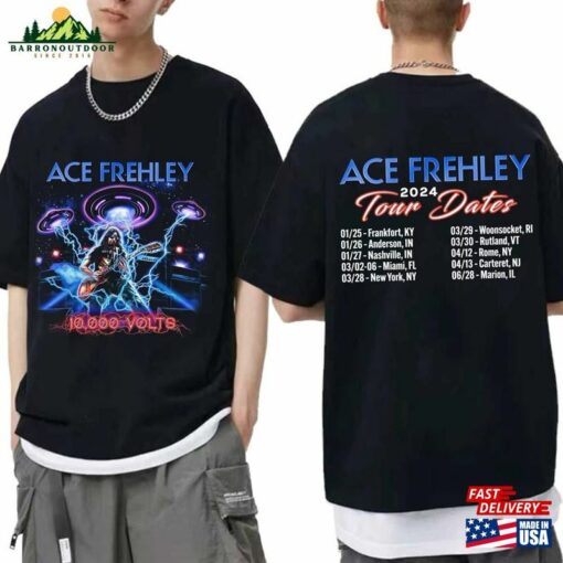 Ace Frehley’S 2024 Tour Shirt Frehley Fan Unisex Hoodie