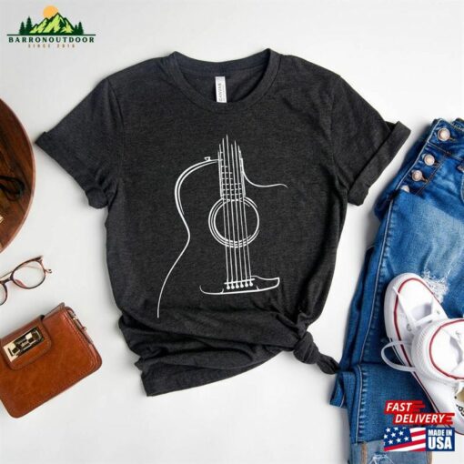 Acoustic Guitar T-Shirt Musician Tee Nature Hoodie