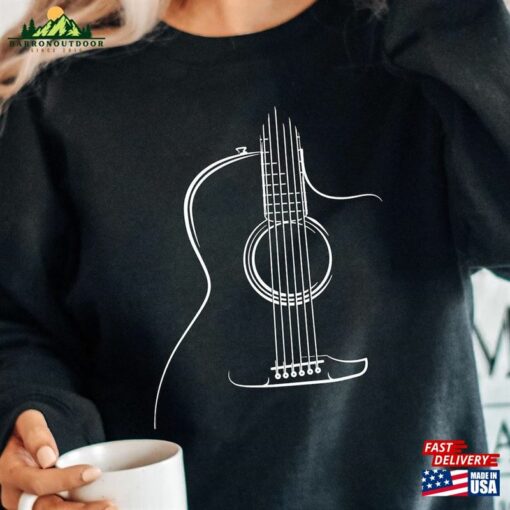 Acoustic Guitar T-Shirt Musician Tee Player Gift Shirt Hoodie