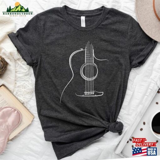 Acoustic Guitar T-Shirt Musician Tee Player Gift Shirt Hoodie